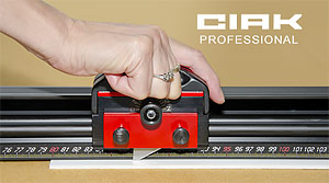 CIAK Professional tabletop cutting ruler with blade