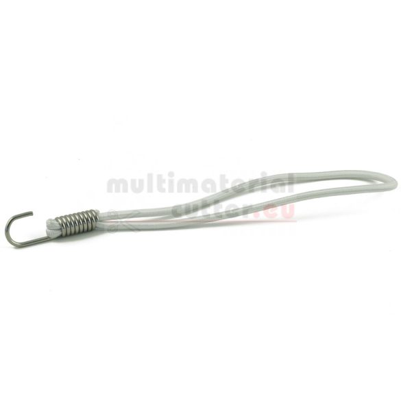 BannaBungee elastic bungee cord with hook (alb, 25 cm)